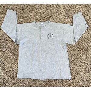Santee Hvywt Men's Gray long sleeve "Rock and Roll Hall of‎ Fame" size large